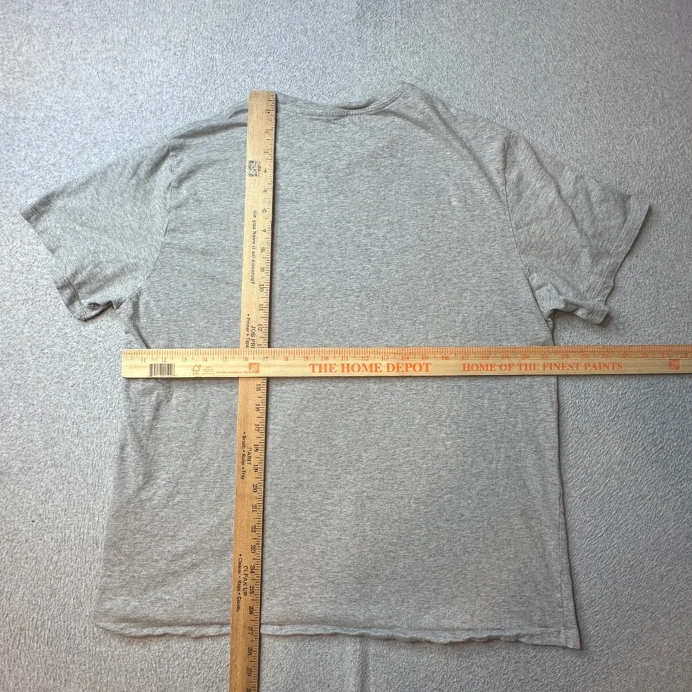 Levi's T-Shirt Mens XL Gray Batwing Logo Graphic Short Sleeve Cotton Tee